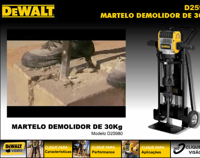 Martelo Demolidor 30 Kg Dewalt